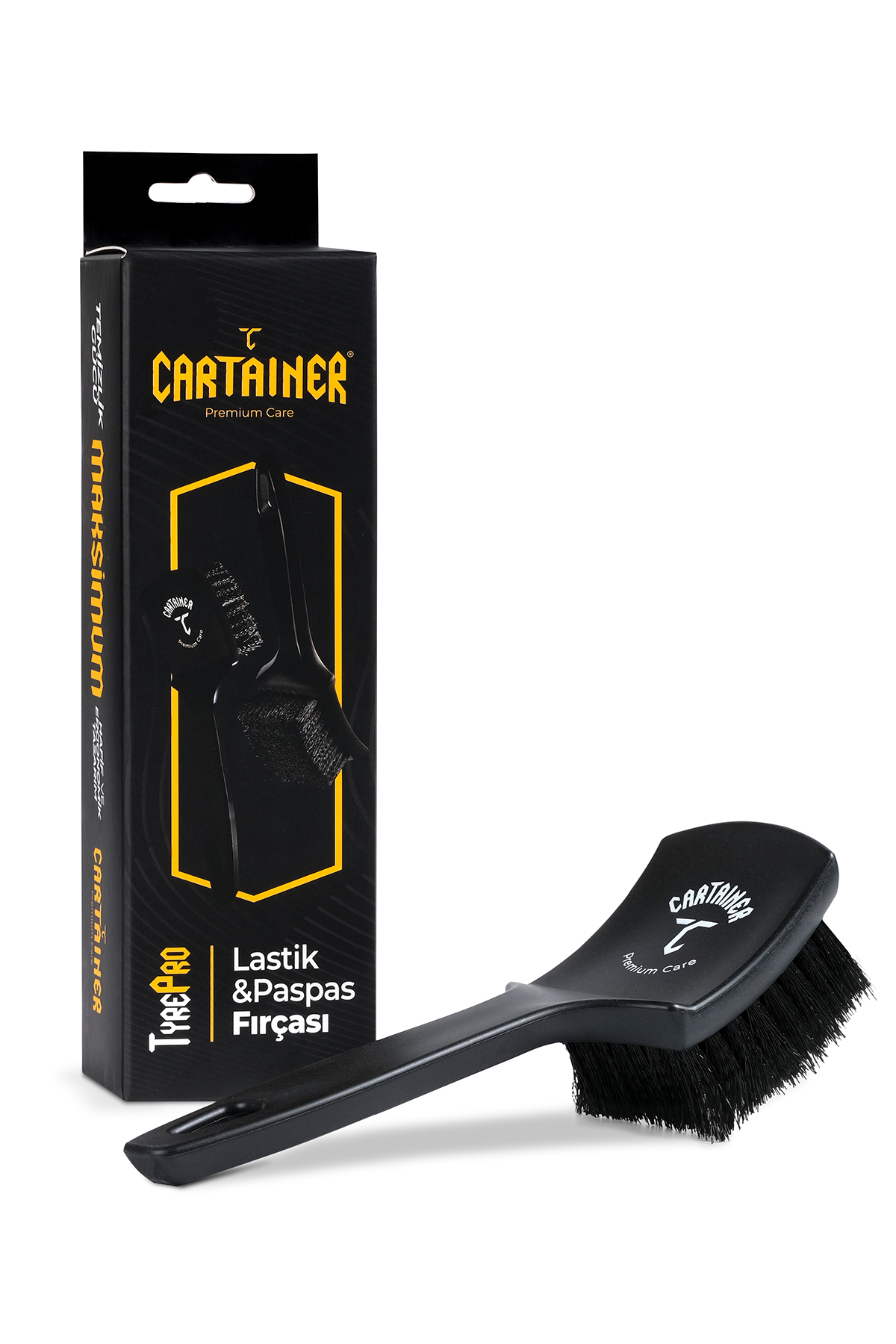 Cartainer TyrePro lastik ve paspas temizleme fırçası 26cm