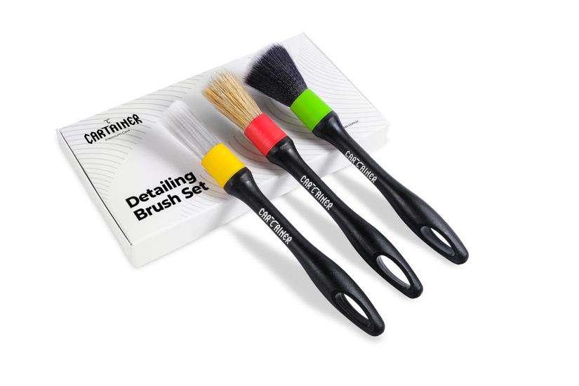 Cartainer Detailing Brush Set üçlü detay fırça seti